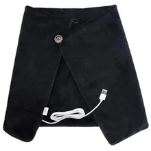 45x80 см автомобильное домашнее электрическое грелочное одеяло, коврик на плечо для шеи, переносная нагревательная шаль, USB, мягкая, 5 В, 4 Вт, зимняя теплая, забота о здоровье