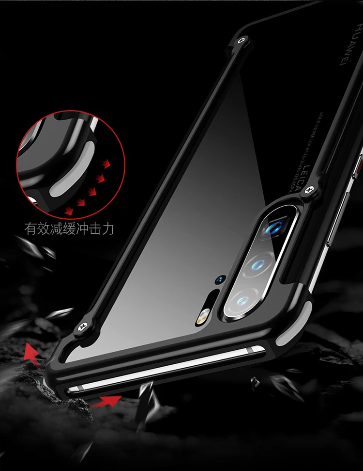 Алюминиевый металлический бампер Oatsbasf для huawei Nova 5/Pro, Роскошный чехол-подушка безопасности, Жесткий Чехол для huawei Nova5 Pro