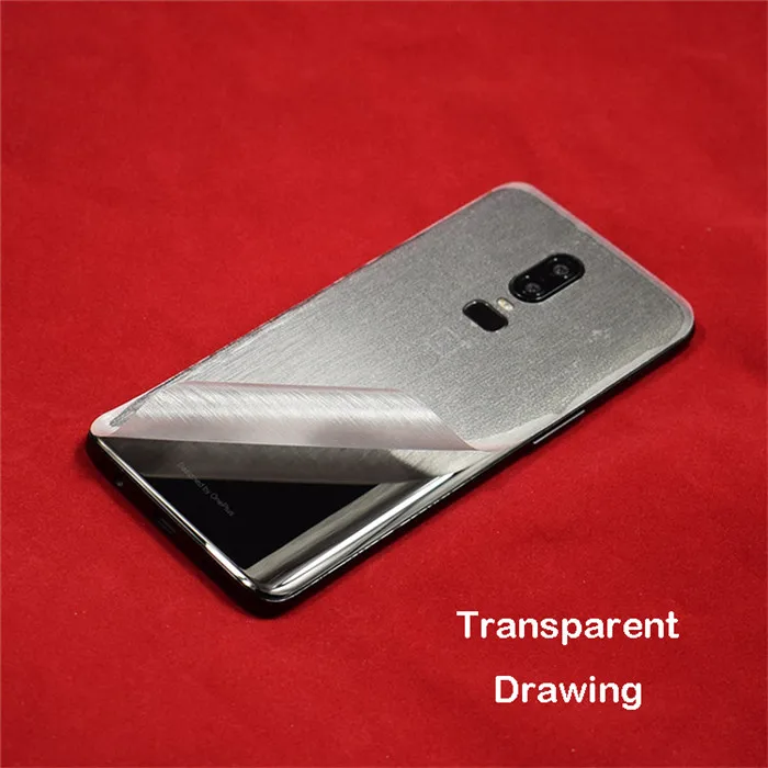 OnePlus 7 Pro Крокодил зерна Майя алмаз кожи пленка обёрточная бумага кожа телефон задняя паста наклейка для One Plus 7T OnePlus 6T 1+ 6T Flim - Цвет: Clear Drawing