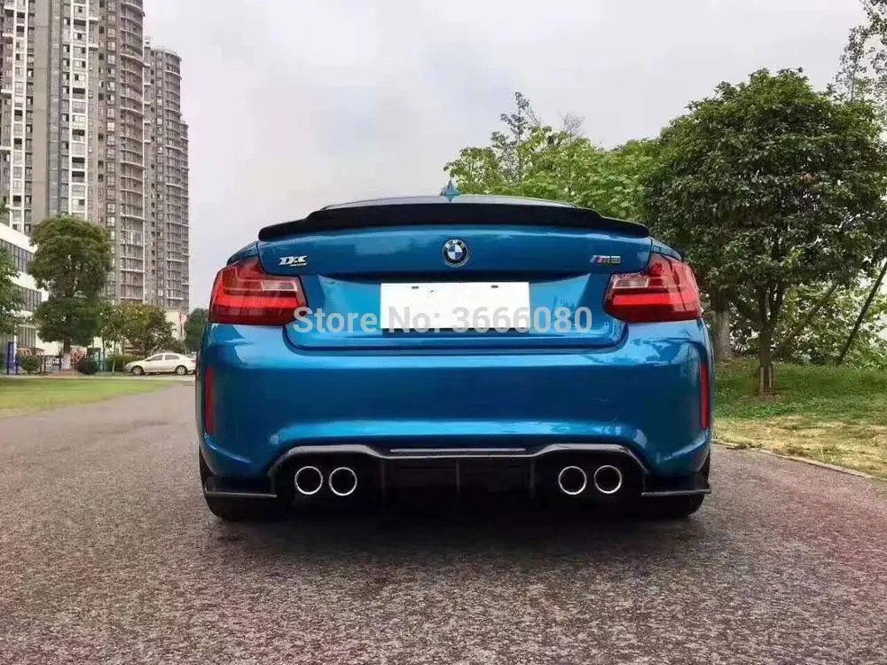 SHCHCG для BMW F87 M2 2016 2017 высококачественный задний бампер из углеродного волокна