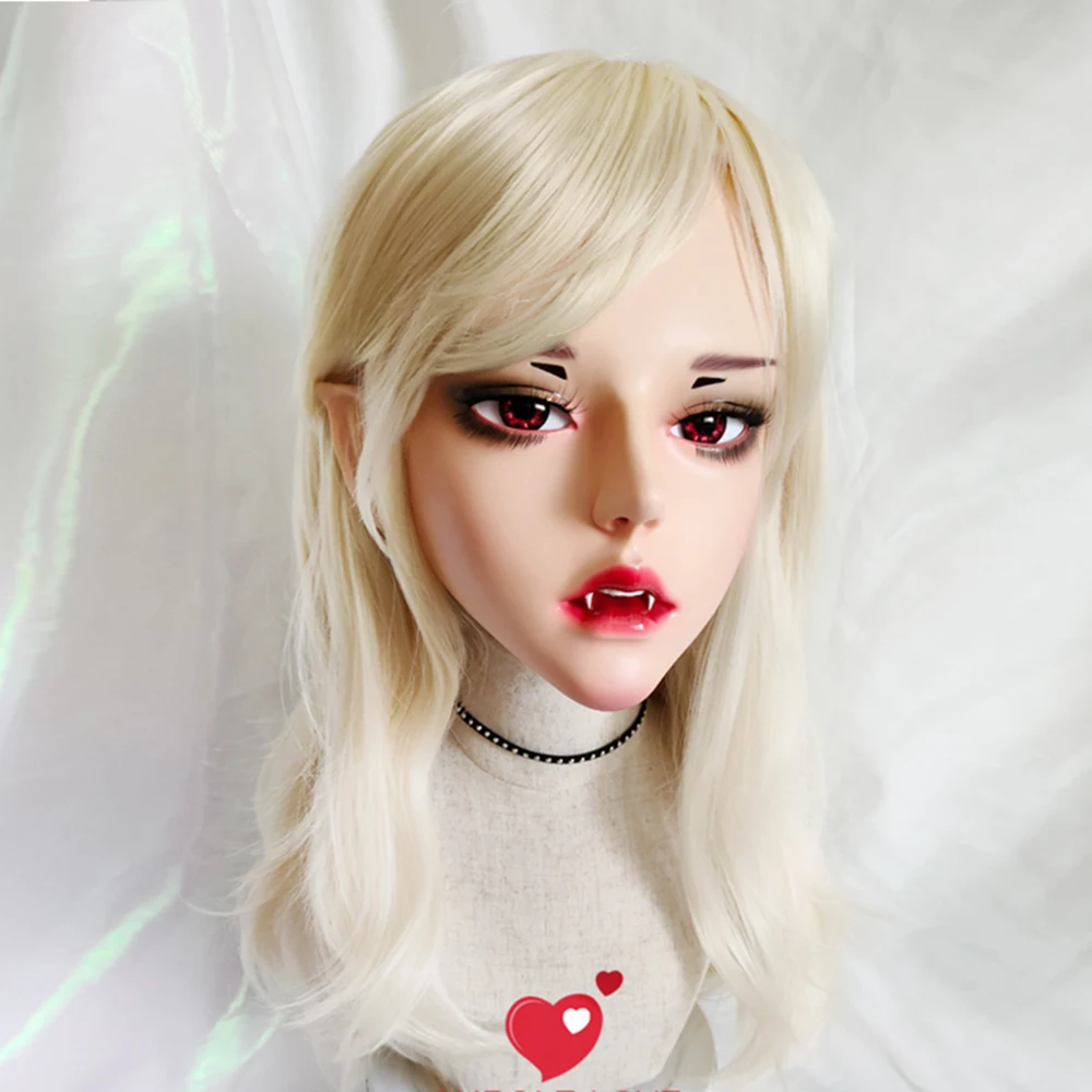 

(Evil-04) Gurglelove резиновые полуголовы Kigurumi BJD Маска Косплей японское аниме ролевая маска Лолиты Трансвестит кукла