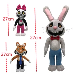 Papoila playtime jogo mr. hopp playhouse brinquedos de pelúcia animal bonito coelho tigre listras recheadas bonecas macias para crianças presentes de aniversário