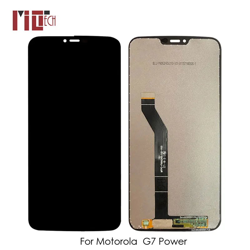 

LCD Display For Motorola Moto G7 POWER Display Touch Screen Sensor Panel Digitizer Assembly Replacement Black No Frame New