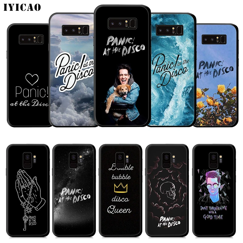 IYICAO Panic at the Disco мягкий чехол для samsung Galaxy S10e S10 S9 S8 Plus S6 S7 Edge Note 10 9 8 TPU |