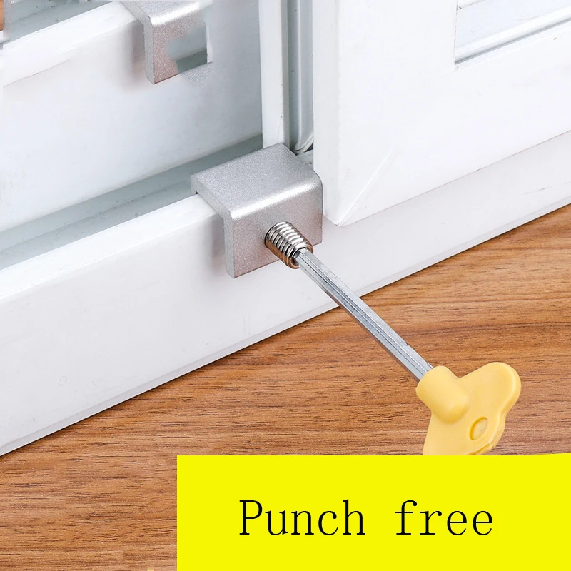 

Sliding window lock limiter aluminum alloy steel window safety lock child protection anti-theft lock