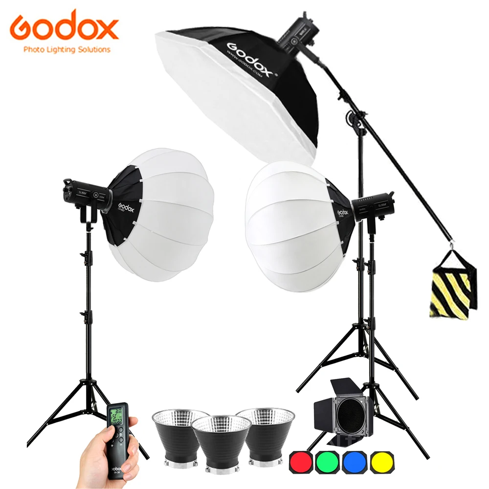 Godox-ledビデオ連続ライトキット,150w/sl150ii 200w,cs65d,2.8m 