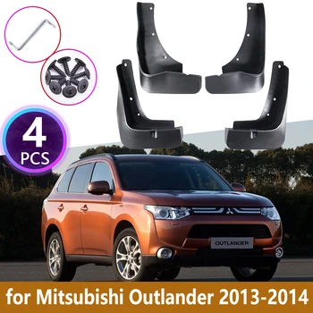 

Car Front Rear Mudguards For Mitsubishi Outlander pre-Facelift 2013 2014 Cladding Splash Flap Mudflap Car Accessories Fenders
