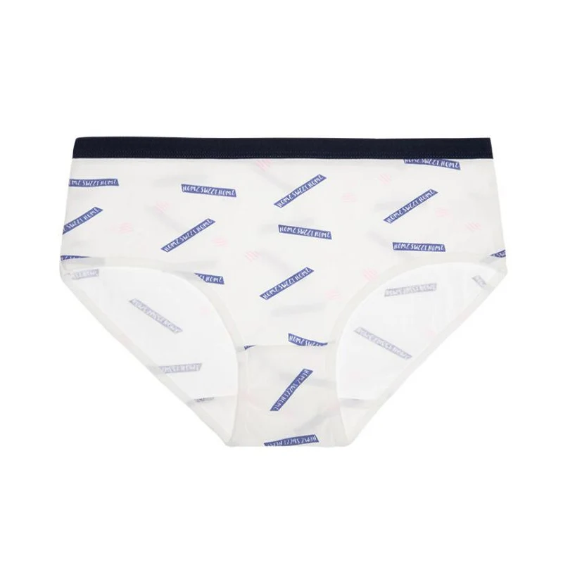 4 шт. хлопковые трусы для девочек подростков с надписью|Трусики| |