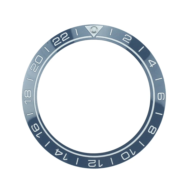 Новинка 41,5 мм высококачественные керамические вставки для ныряльщиков мужские часы Сменные аксессуары синий/черный - Цвет: Blue1