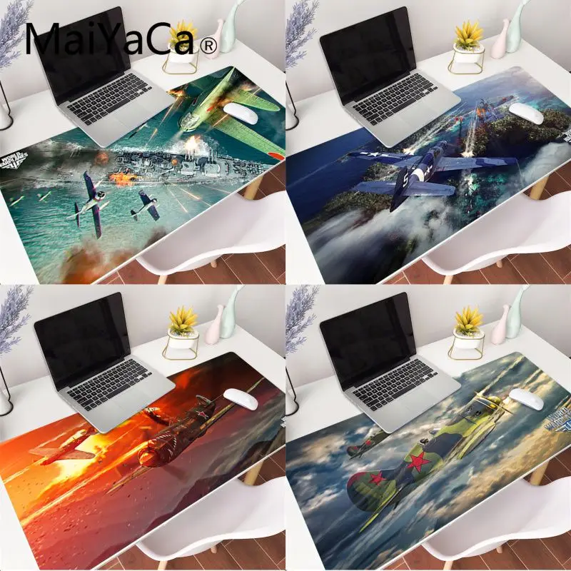 

World Of Warplanes Gaming Mouse Pad Gamer Big Mousepad XXL Large Mouse Pads PC Computer Desk Mat Black Carpet Gaming Accessories