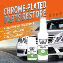 HGKJ-23 carro cromo remodelação agente carro padrão oxidação refino agente de limpeza inibidor ferrugem removedor de ferrugem dropship 20/50ml