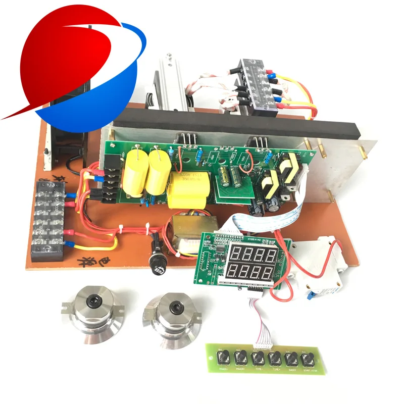 US $675.00 28khz Or 40khz 2700W Sweep Frequency Ultrasonic Generator PCB With 27pcs 100W Transducers For Bath