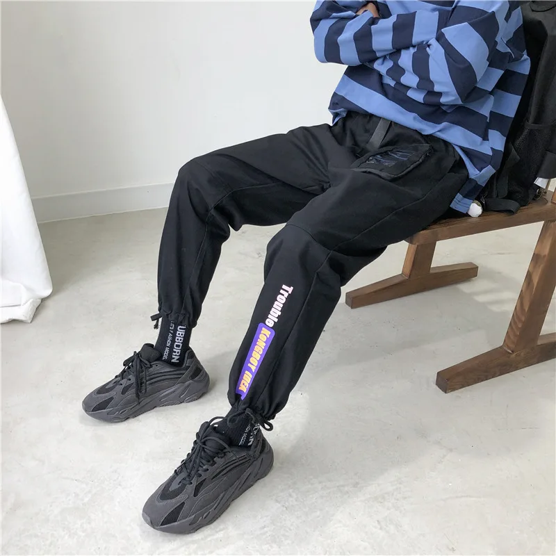 

Spring And Summer New Products Men's Handsome Workwear Casual Trousers Japanese-style Loose-Fit pencil pants Cool Students Versa