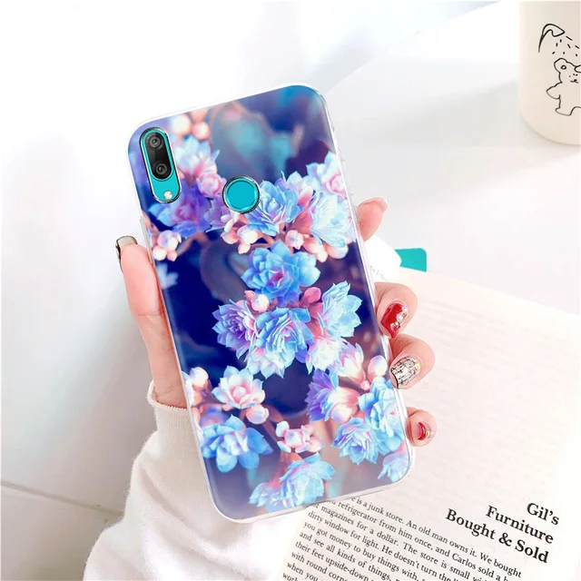 Case For Huawei Y7 Pro Case For HuaweiY7 Pro 2019 Y7 Prime 2018 Y7A Y7p Y 7 Soft TPU Phone Coque Fashion Phone Back Cover Funda Q080