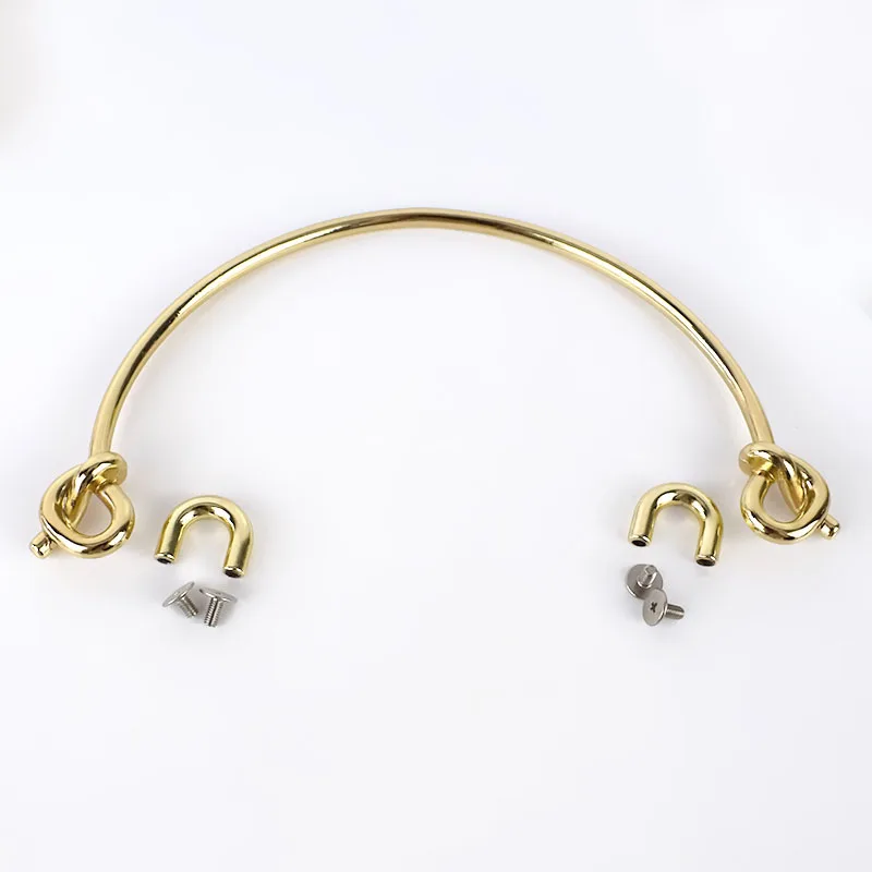 125mm gold 1 пара = 2 шт. 15,5 см сумка Meetee металлическая застежка ручка для женщин кошелек металлическая застежка пряжка кожа Замена DIY сумка кожаные аксессуары - Цвет: 125mm gold