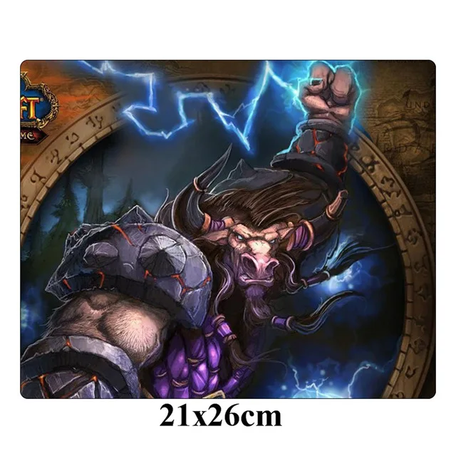 Белый 21x26 см Hearthstone коврик для мыши геймер Heroes Of Warcraft нескользящий коврик для мыши Прочный офисный коврик для ноутбука ноутбук подарок - Цвет: Белый