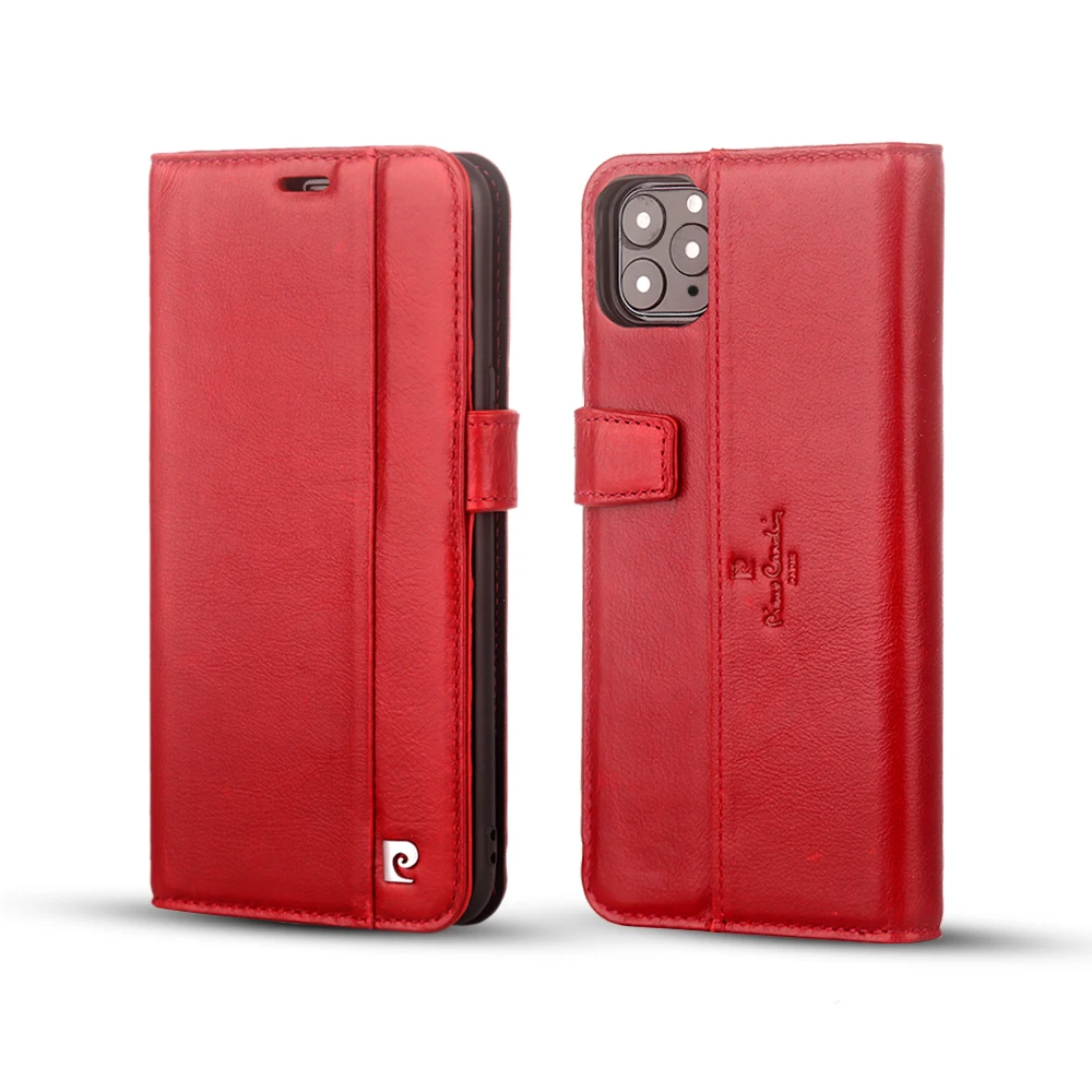 Pierre Cardin, Классический чехол из натуральной кожи для Apple iPhone 11 Pro Max, чехол для телефона, 6,5 дюймов, полная посылка, защита от падения
