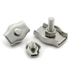 Pinces à boucle de câble en acier inoxydable 304, 1 pièce, 2mm 3mm 4mm 5mm 6mm, serre câble à poignée unique, accessoires de quincaillerie 