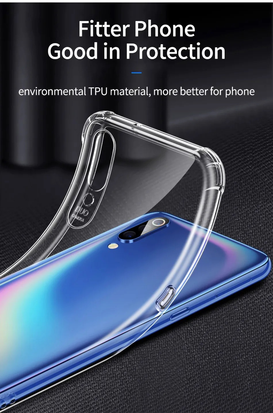 YBD Силиконовый противоударный Прозрачный чехол для Xiao mi Red mi Note 10, 8 T, 8A, чехол для Red mi note 8, 7, cc9 pro, 7A, K20, mi, 9t