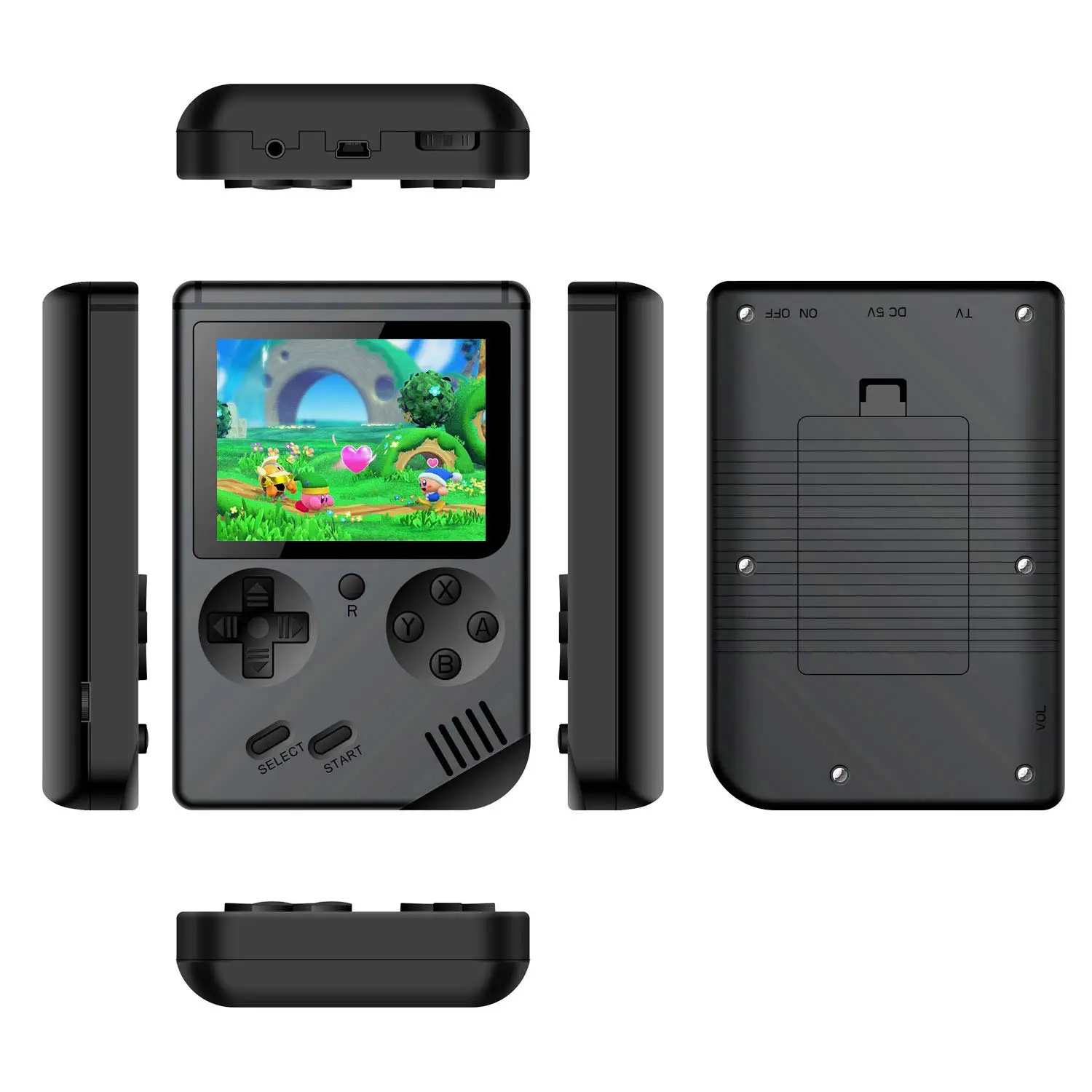 168 Games MINI Portable Retro Video Console Handheld Game Advance Players Boy 8 Bit Built-in Gameboy 3.0 Inch Color LCD Screen
