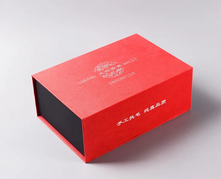 Изготовленная на заказ печатная роскошная коробка для наращивания волос с атласной(GF-151