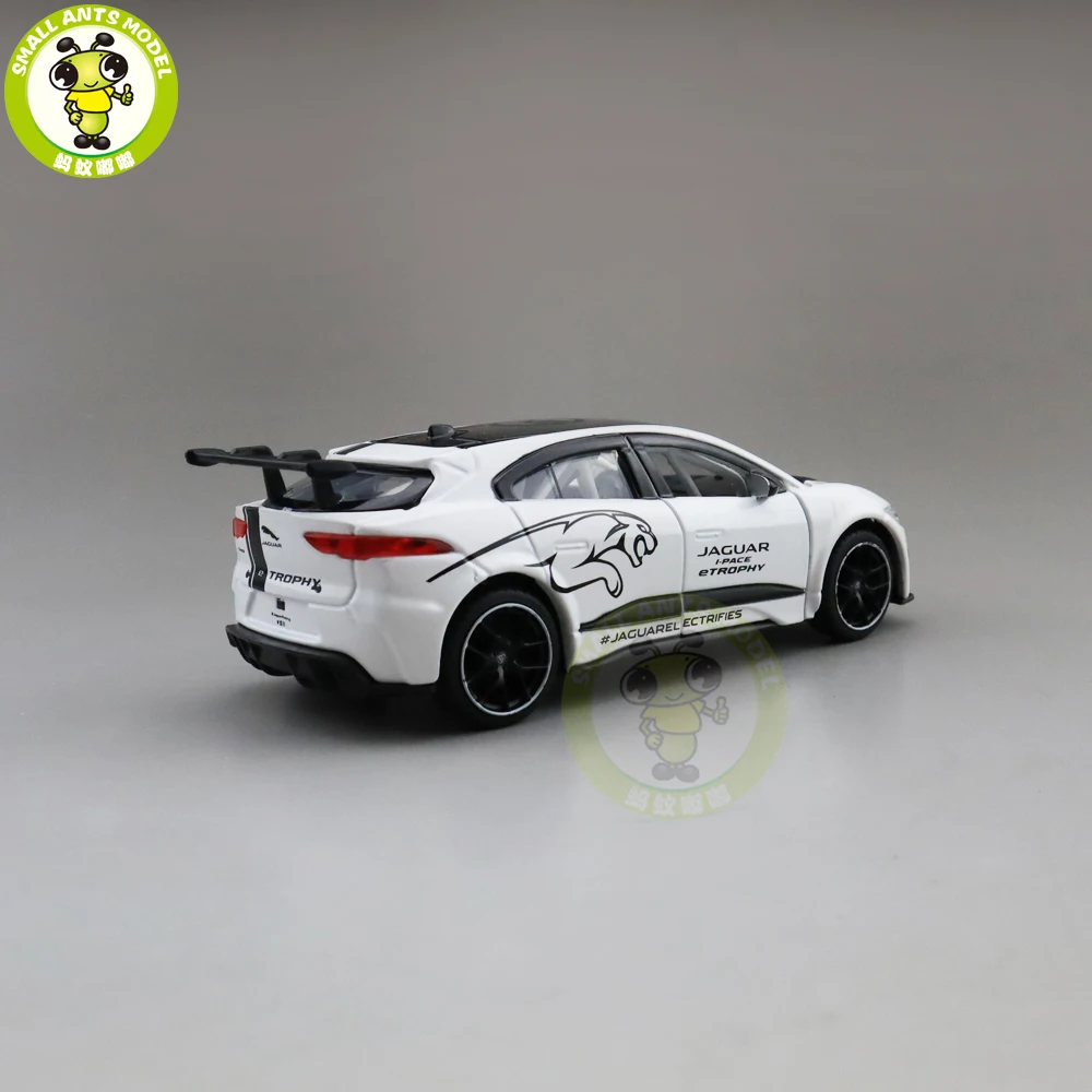 1/36 JACKIEKIM Jaguar I-PACE eTROPHY литой модельный автомобиль игрушки для детей откатные подарки для мальчиков и девочек