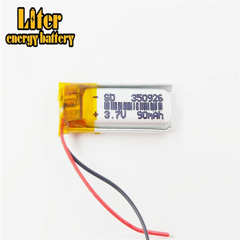 Упаковка 3 7 V литиевый 350926 90MAH 351025 toys MP4 MP3 Bluetooth|Батареи для планшетов и резервное