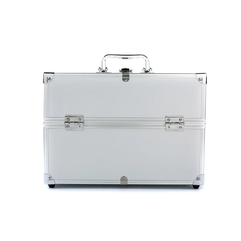 Three Layer Makeup Box Large Capacity Cosmetic Tool Case Double Open