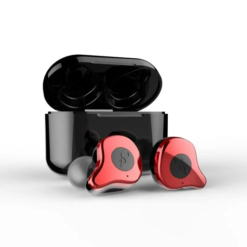 VINSHLE, новинка, Sabbat, E12, ультра высокий уровень, 5,0, Bluetooth гарнитура, двойное ухо, HD, вызов, hifi, musi - Цвет: red