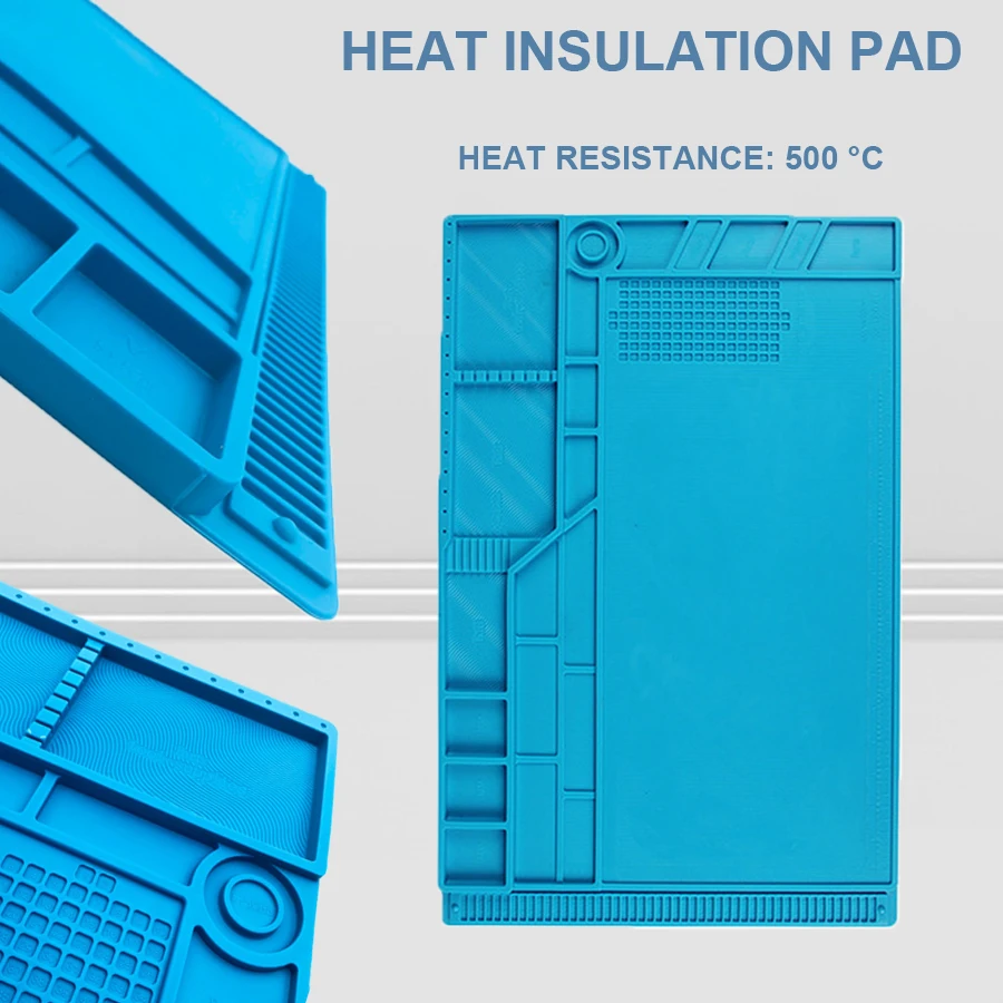 Новейший S-180/S-110 Теплоизоляционный силиконовый коврик Настольный коврик платформа для обслуживания мобильного телефона BGA Пайка Ремонт