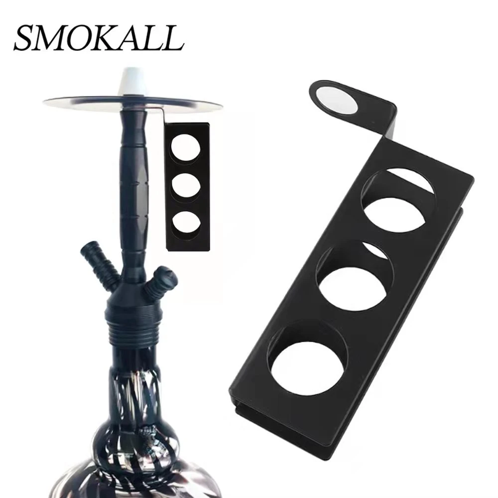 1Pcs Hookah Hose Holder 3 Holes Shisha Tube Hook Fixed Clip Chicha Pipe