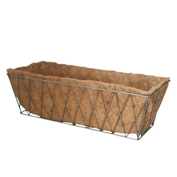 

Coconut Shred Indoor Gardening Home Decor DIY Flower Pot Living Room Wall Hanging Basket Planting Container Plant Holder Solid