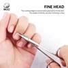 Russian Manicure Scissors Curved Tip Scissors Professional Stainless Steel Nail Dead Skin Remover Nail Clipper Salon Nail Tools ► Photo 3/6