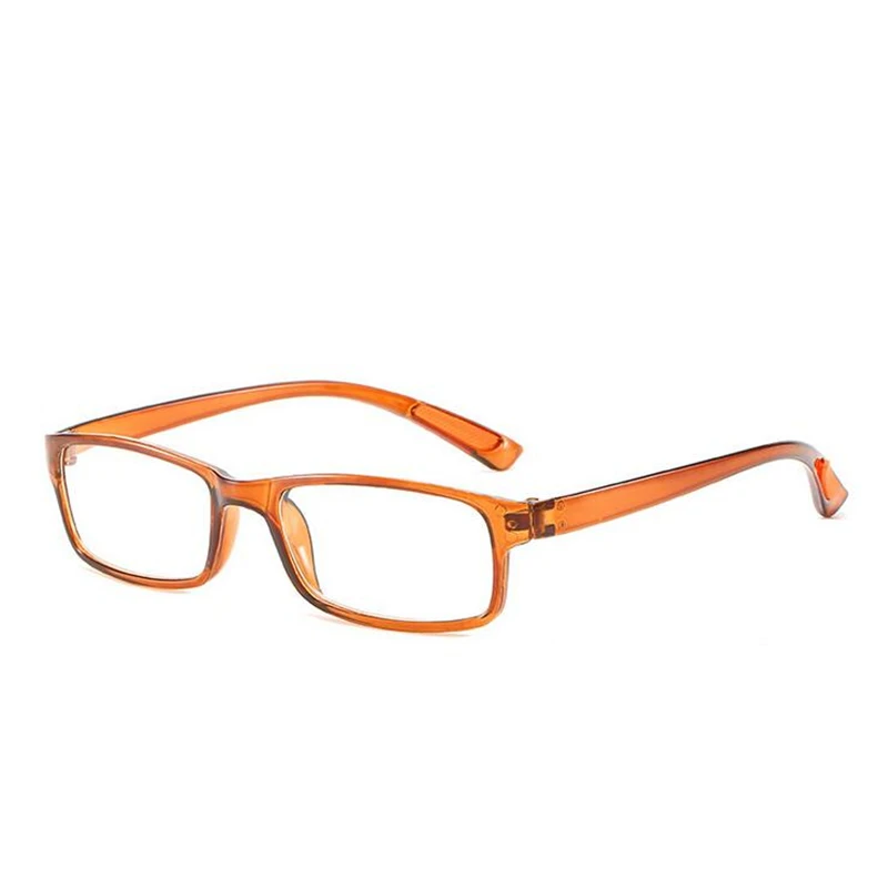 GSBJXZ квадратные студенческие готовые очки для близорукости для женщин и мужчин ультра-легкие TR90 близорукие очки по рецепту черно-красные-0,5-1,0-1,5 до-6,0 - Цвет оправы: Transparent Tea