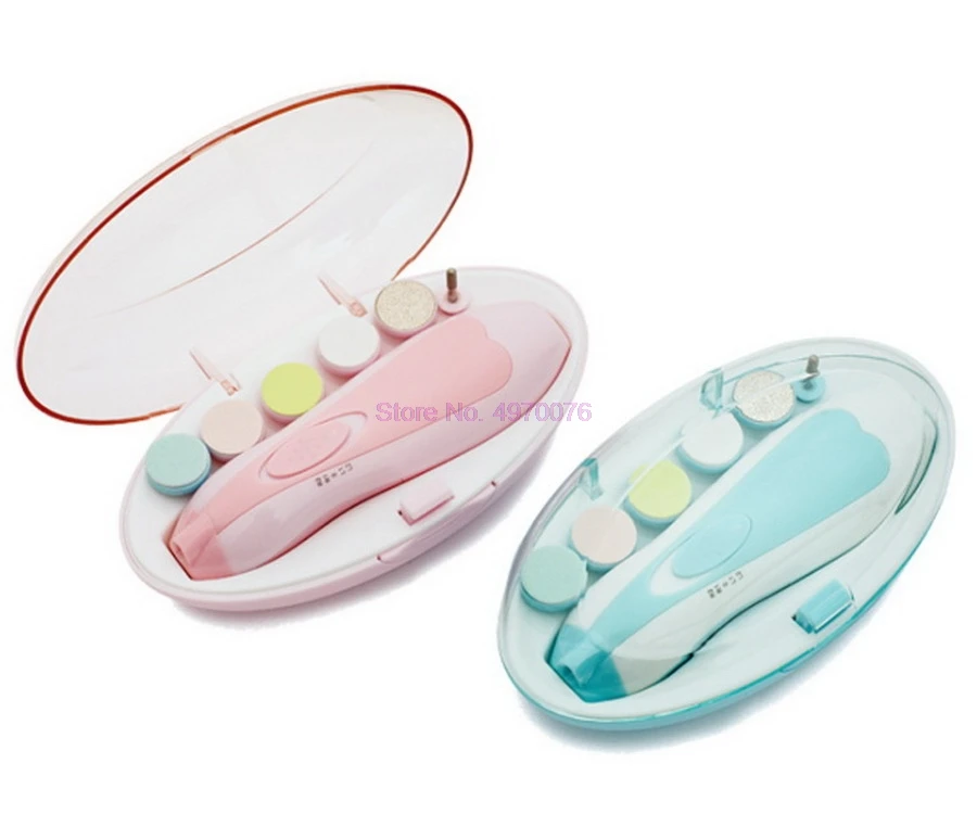 DHL 20set 6 in 1 Electric Baby Nail File for Toes Fingernails Manicure