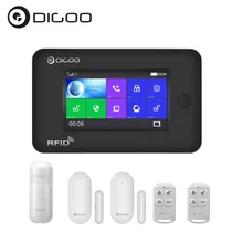 Digoo DG-HAMA сенсорный экран 433 МГц GSM wifi DIY умная домашняя система охранной сигнализации Комплекты Обновления совместимы с Alexa VS DG-Hosa