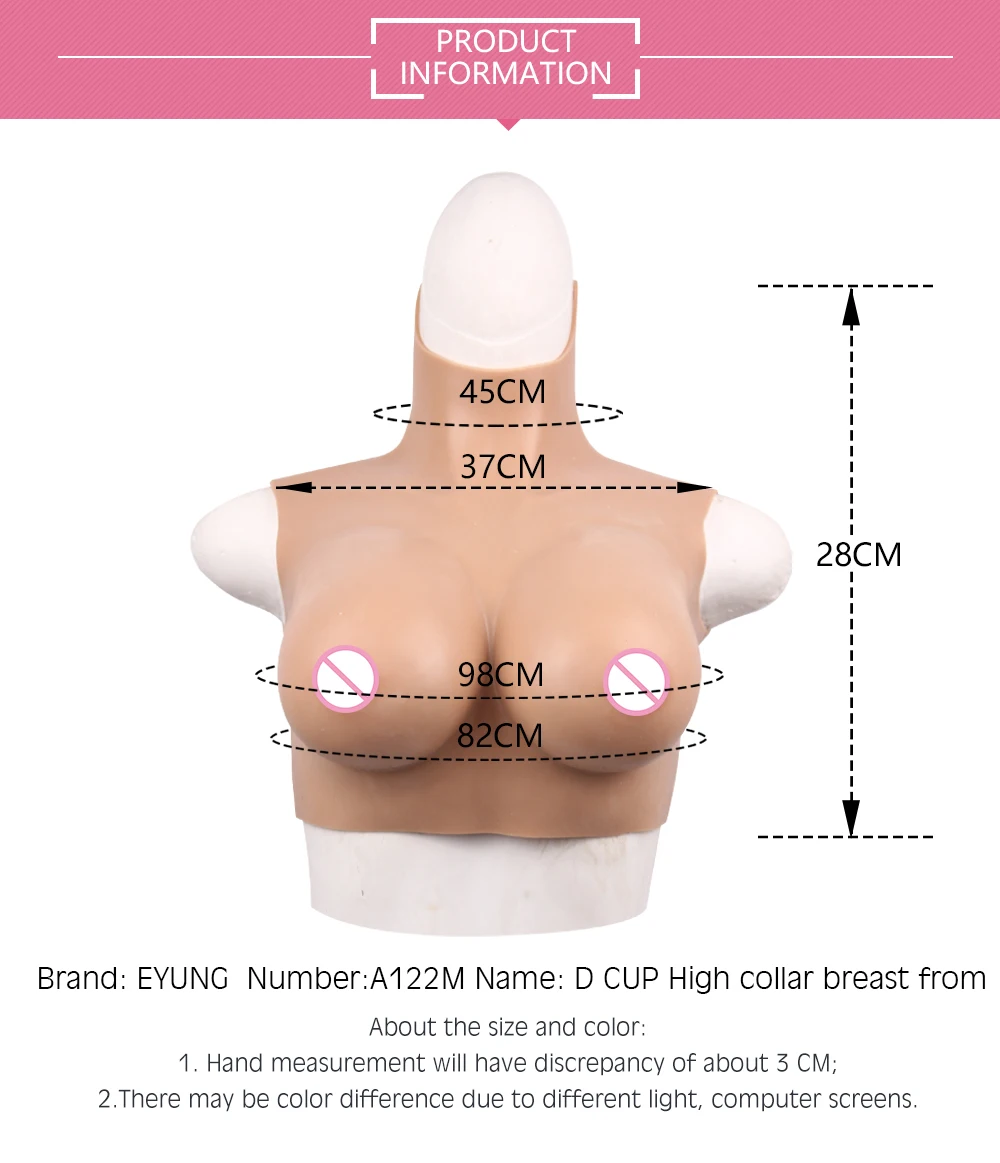 D Cup Silicone Breast Forms Fake Boobs for Mastectomy Woman Tits Breast Enhancer Artificial Boobs Chest for Crossdresser Sissy (2)