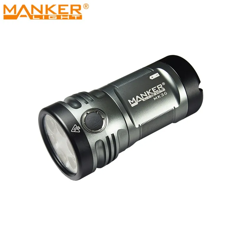 Светодиодный фонарик Manker MK36 12 000 лм 6x CREE XHP50.2 светодиодный с зарядным портом USB Type-C