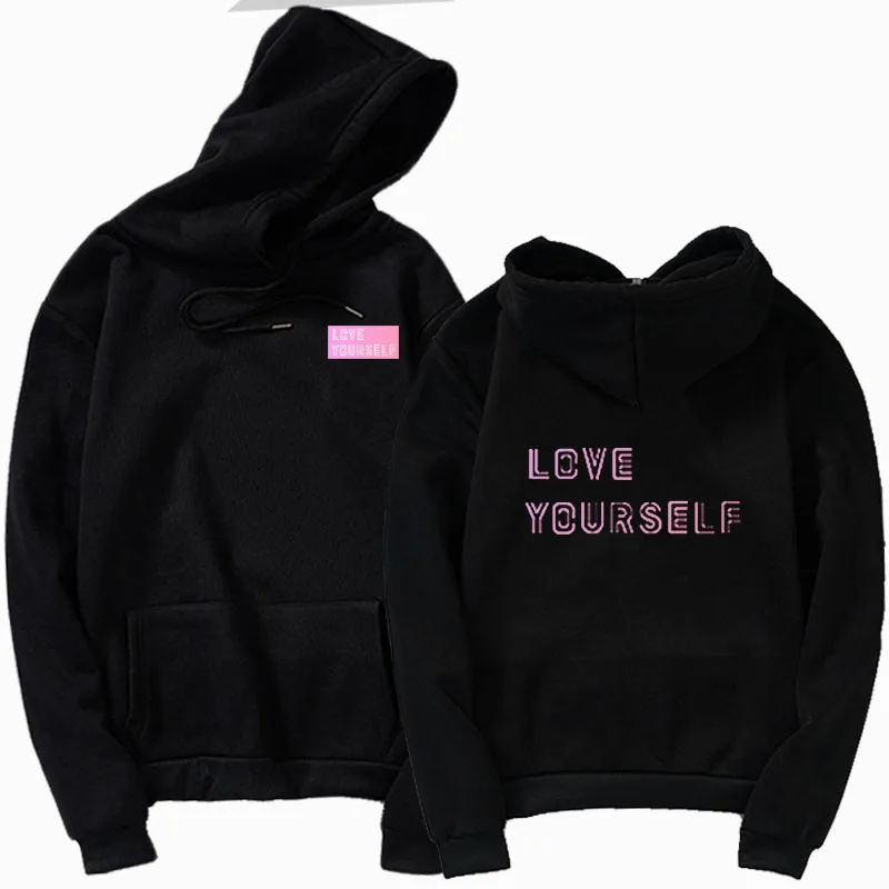 loveyourself Толстовка kPOP пуленепробиваемый подростковый loveyourself худи LOVE YOU Толстовка SPOTIFY BANGTAN Dionysus LOVE YOURSELF Tear