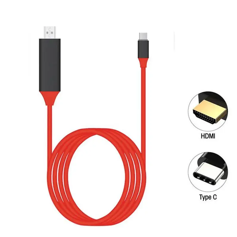 Мобильный телефон HD линия тип-c USB-C к HDMI HDTV 4K кабель для samsung Galaxy Note 8 9 S10+ плюс