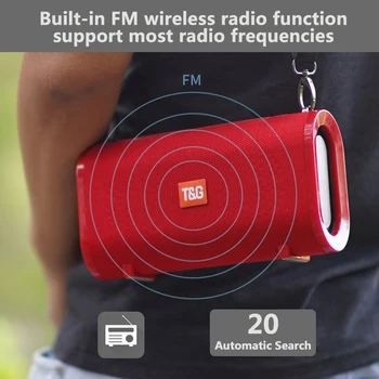 

Wireless Portable Outdoor Bluetooth Speaker 3D Stereo Music Center Super Bass Column Waterproof Boombox Support FM Radio TF