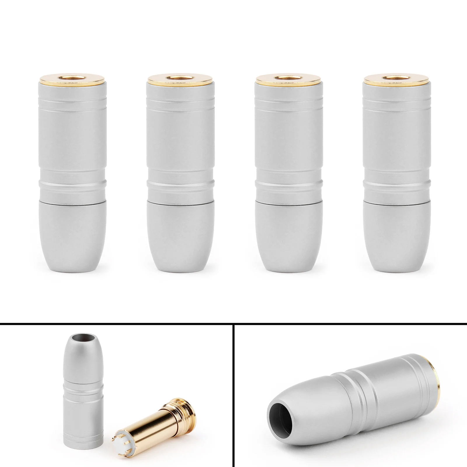 10pcs barss Stereo 3 5mm 3 Pole Repair Headphone Jack Plug Cable Solder adapter