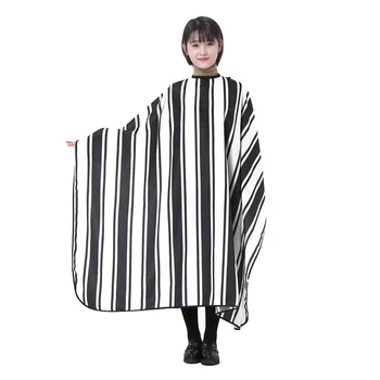 

High Quality Barbershop Hair Cutting Cape Gown Metal Snap Button XL Wide Strip Salon Waterproof Hair Cape Modeling Accessories