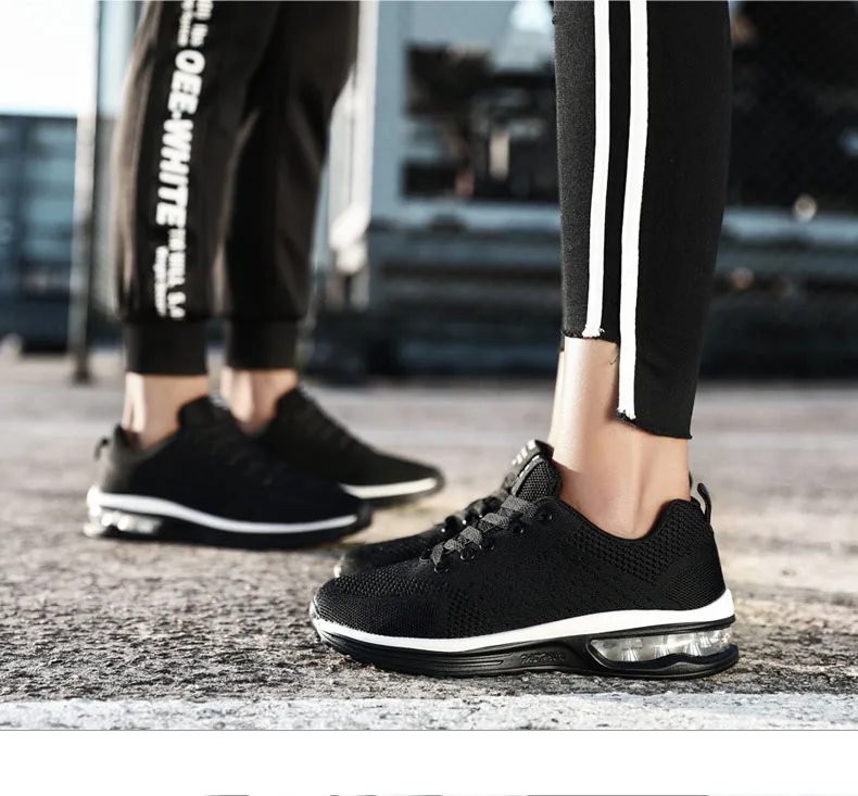 Men Running Shoes Breathable Lightweight Running Sneakers Women Flats Sports Shoes Air Cushioning Athtetic Gym Couple Shoes