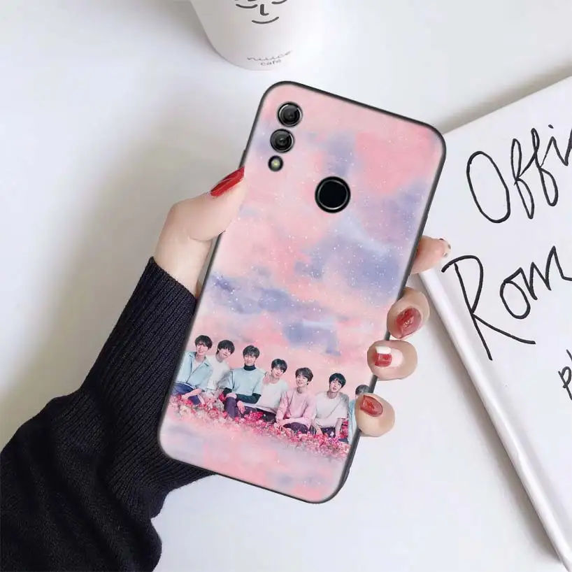 Черный чехол Kpop Kim Seok Jin Boys для huawei Honor 9X 8X Y9 7S 7X9 10 Lite 8A Pro 20i Y5 Y6 Y7 мягкий чехол для телефона