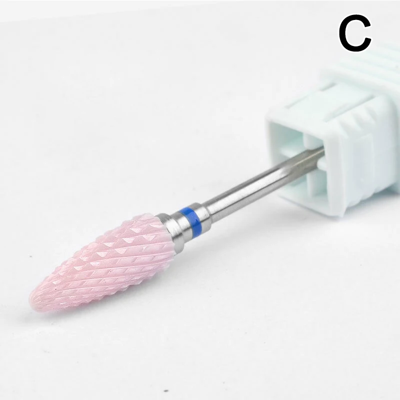 Ceramic Nail Art Grinding Drill Bit Electric Manicure Mill Tip for Home Professional FM88 - Цвет: c