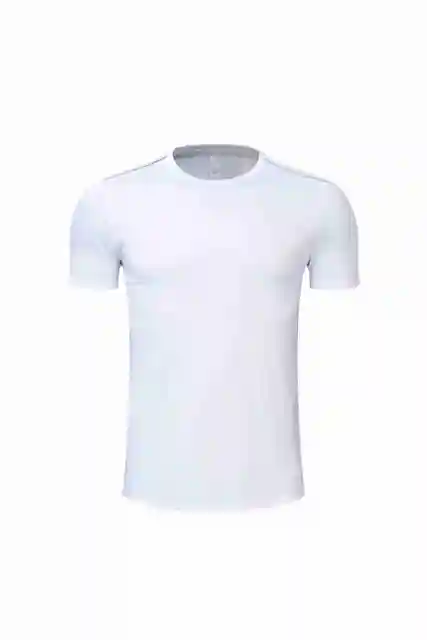 High quality Men Women Running T Shirt Quick Dry Fitness Shirt Training exercise 3