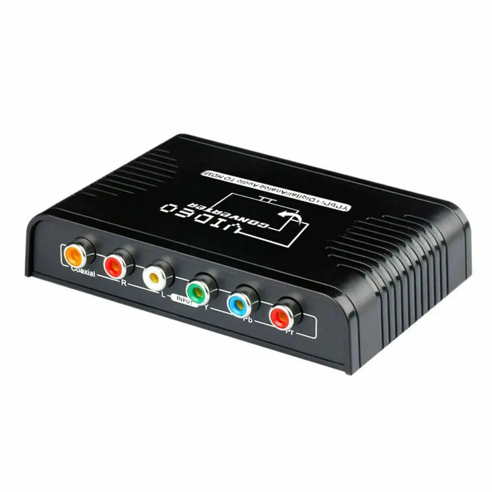 3 разъема 1080P Разрешение видео в HDMI конвертер Ypbpr компонент стабильный аудио