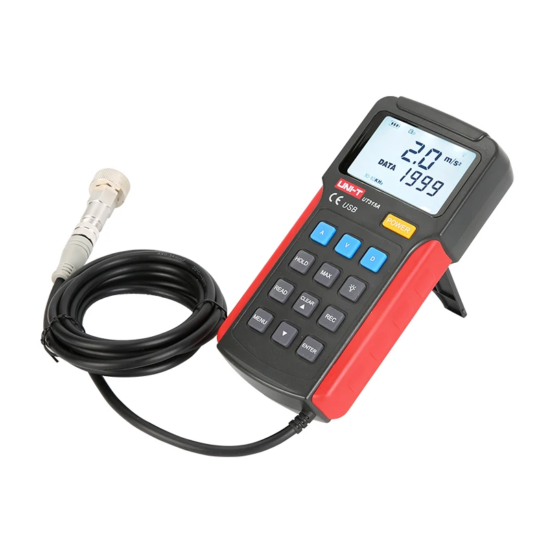 UNI-T UT315A Split type Vibration Testers;Measure acceleration, velocity, displacement/USB communication 5