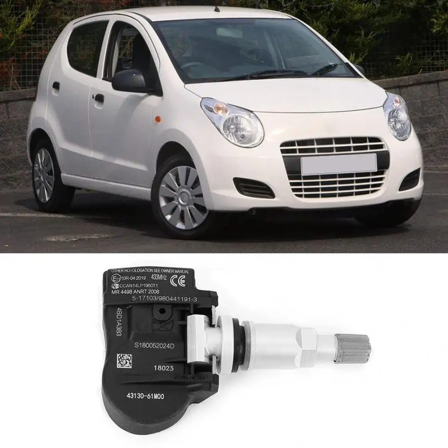 Hot Sell 1 Pcs Vehicle Tire Pressure Sensor 43130-61M00 Fit for Suzuki Alto 06/- Aluminum+ ABS Car Accessories